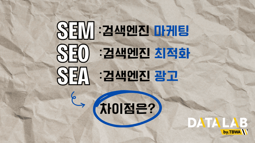 글로벌 마케팅 서밋 강연: SEO와 SEM, 당신이 반드시 알아야 할 차이